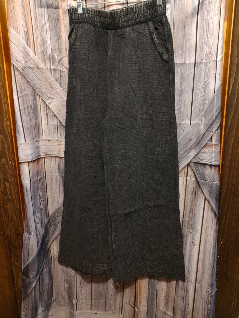 Zenana ribbed cotton pants